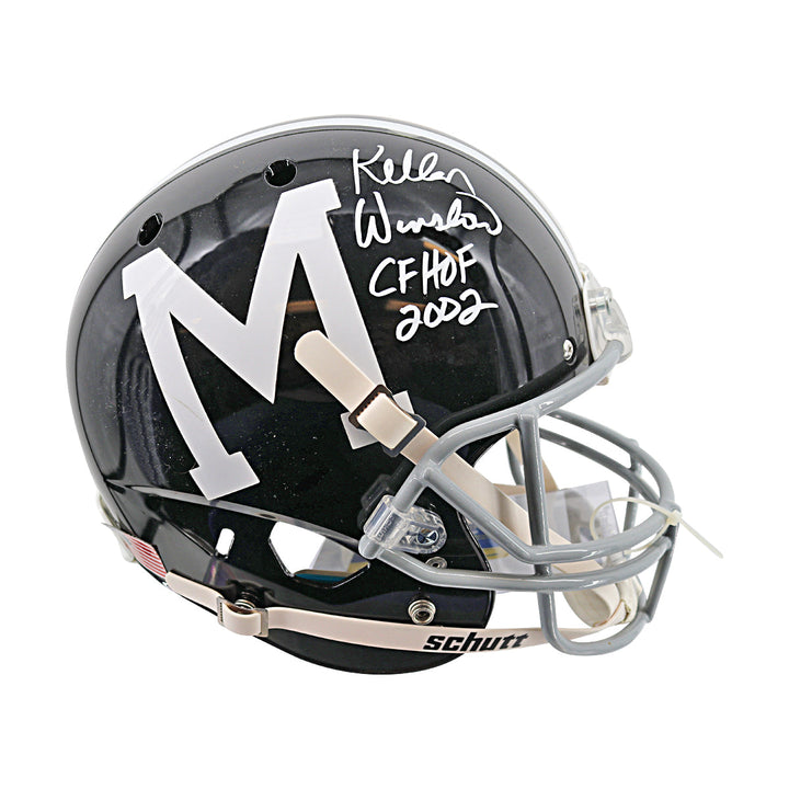 Kellen Winslow Sr Mizzou Autographed Inscribed Schutt Replica Helmet Radtke Auth