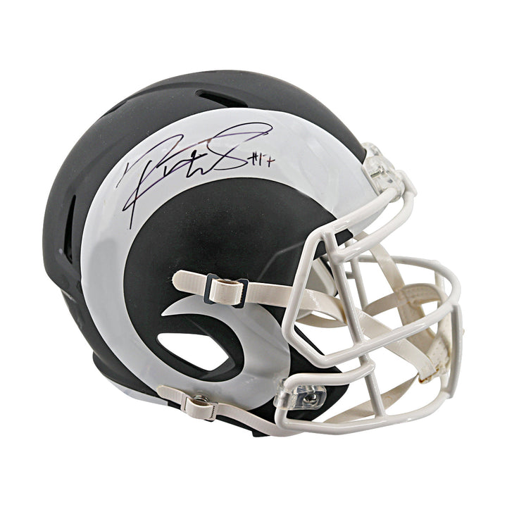 Robert Woods Los Angeles Rams Autographed Speed Replica Helmet Beckett Holo Only