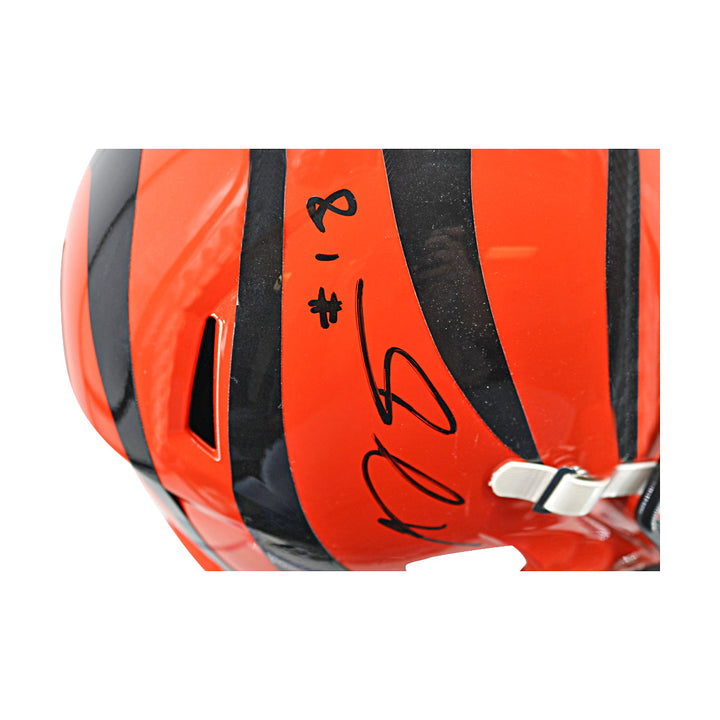 AJ Green Cincinnatti Bengals Autographed Speed Replica Helmet JSA Holo Only