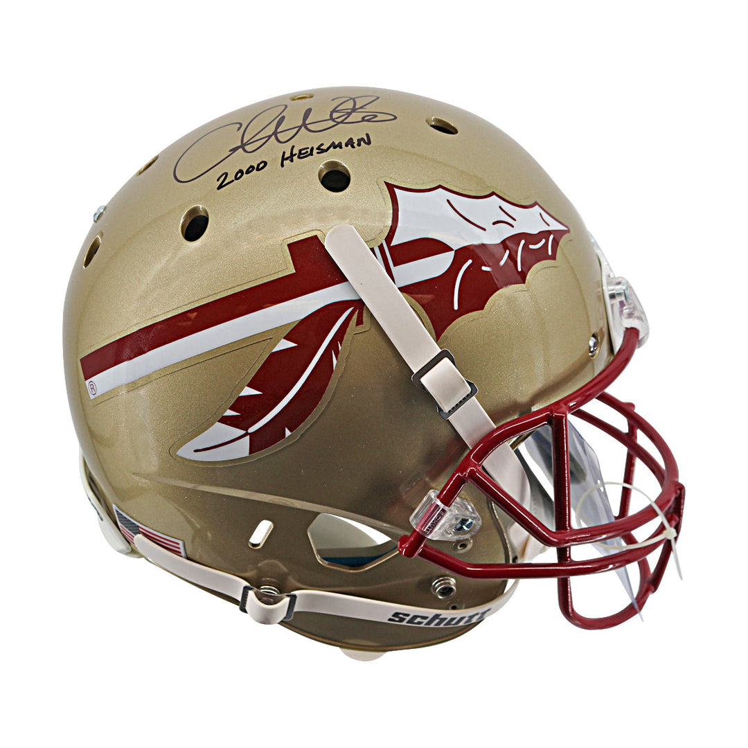 Charlie Ward Seminoles Autographed Inscribed Schutt Replica Helmet Radtke Auth
