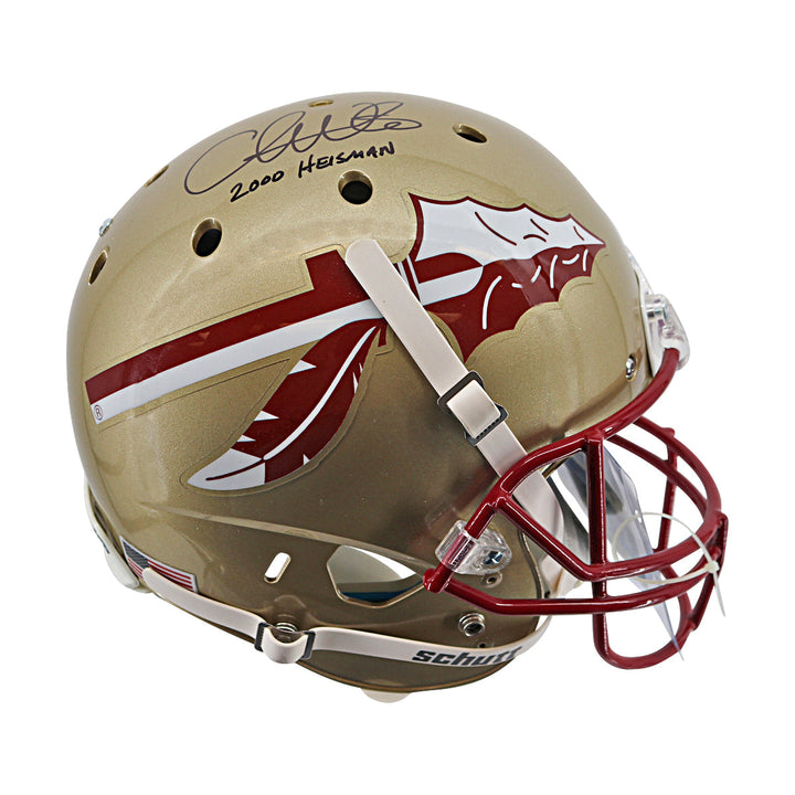 Charlie Ward Seminoles Autographed Inscribed Schutt Replica Helmet Radtke Auth