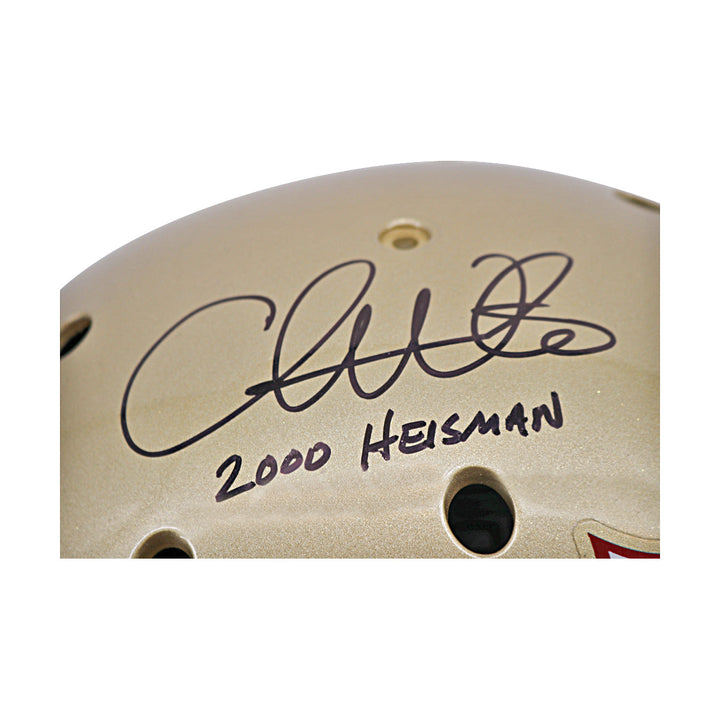 Charlie Ward Seminoles Autographed Inscribed Schutt Replica Helmet Radtke Auth