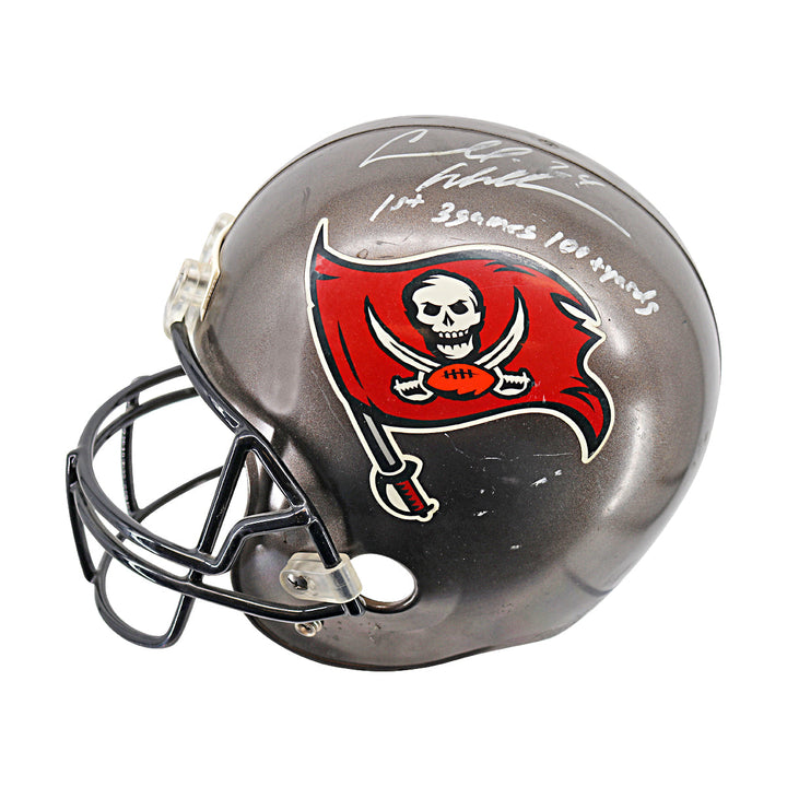 Carnell Williams Buccaneers Autographed Inscribed VSR-4 Helmet LE Elite Auth