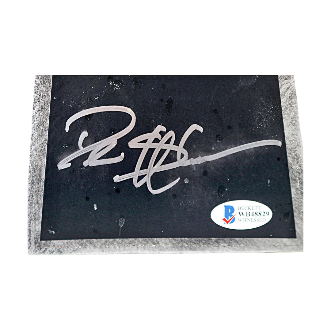 Deion Sanders Cowboys Autographed Super Bowl Replica Trophy Black Beckett Holo