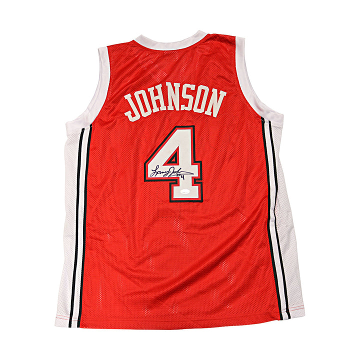Larry Johnson UNLV Rebels Autographed Custom Jersey JSA Holo Only