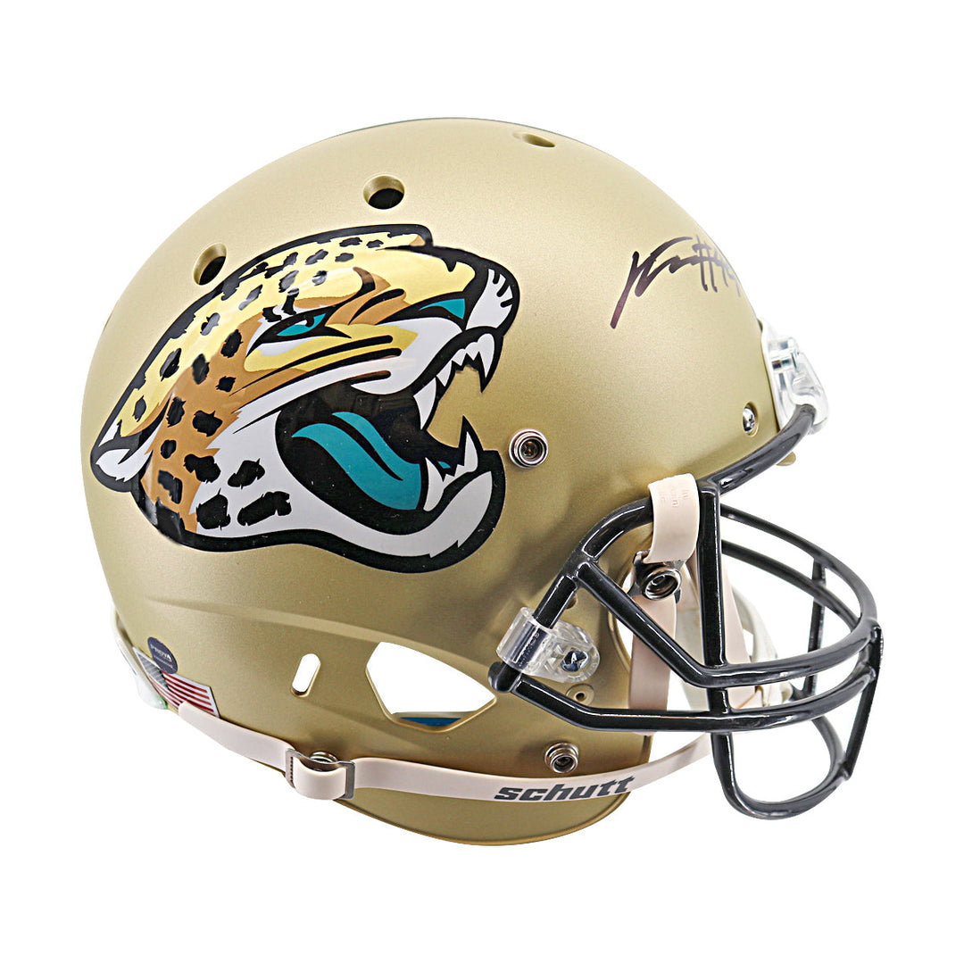 Myles Jack Jacksonville Jaguars Autographed Schutt Authentic Helmet Prova Auth