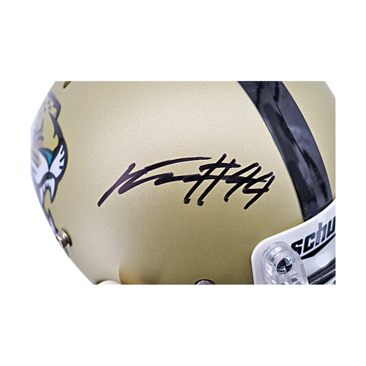 Myles Jack Jacksonville Jaguars Autographed Schutt Authentic Helmet Prova Auth