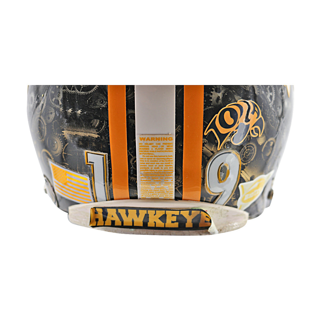 Iowa Hawkeyes Riddell Full Size Custom Authentic Football Helmet