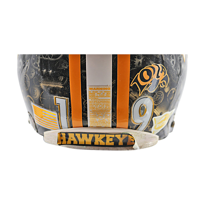Iowa Hawkeyes Riddell Full Size Custom Authentic Football Helmet