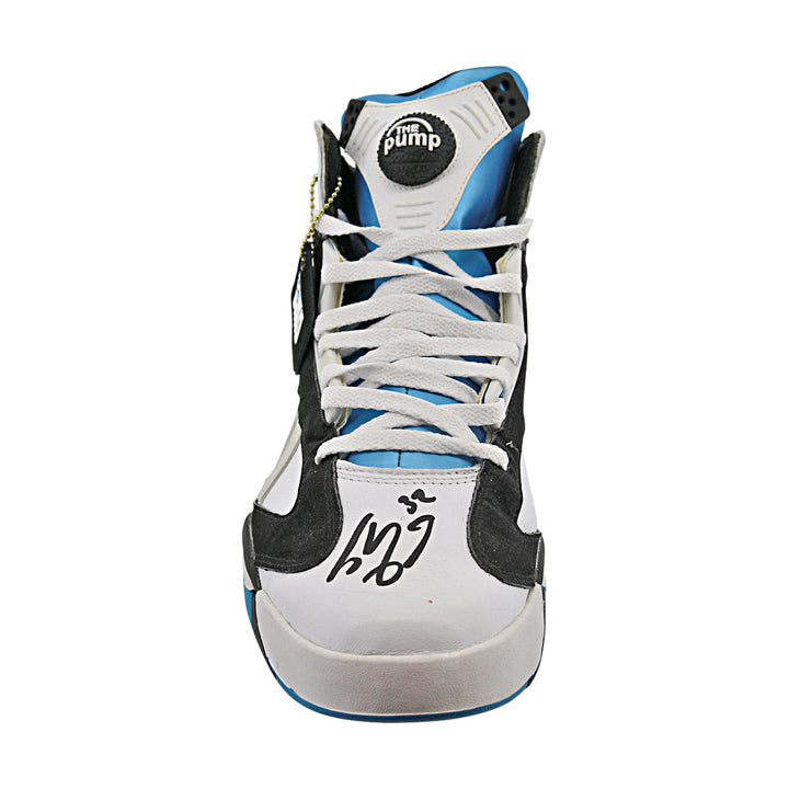 Shaquille O'Neal Lakers Magic Heat Autographed Reebok Pump Sneaker JSA Holo Only