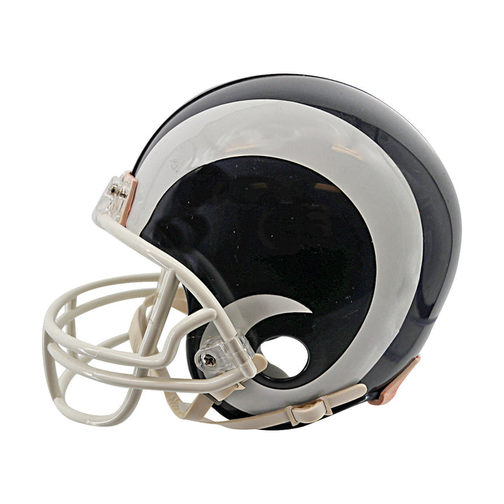 Marcus Peters Los Angeles Rams Autographed Mini Helmet JSA Holo Only