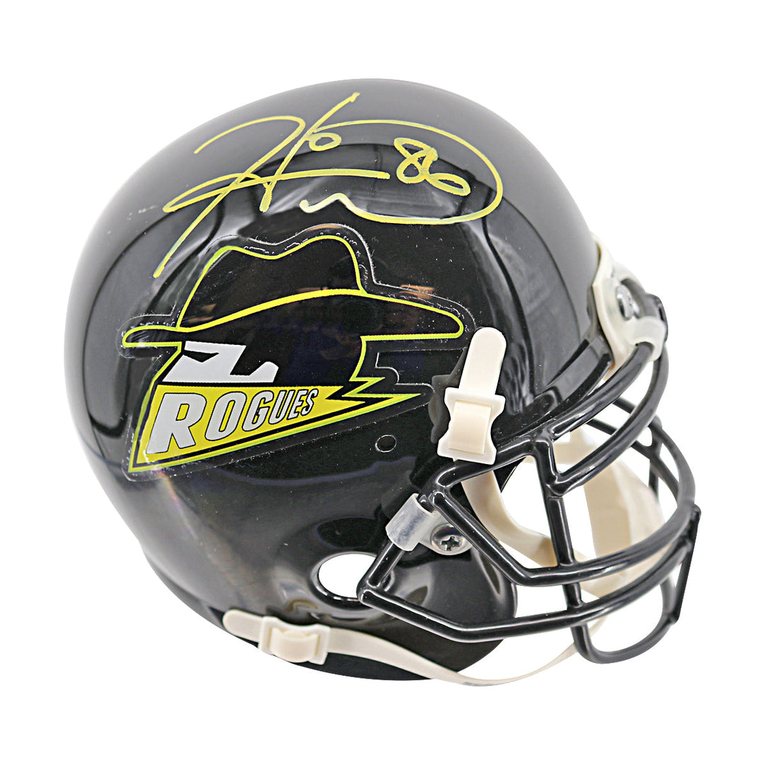 Hines Ward Gotham Rogues Batman Autographed Mini Helmet JSA Holo Only