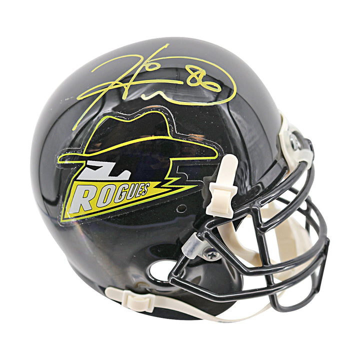 Hines Ward Gotham Rogues Batman Autographed Mini Helmet JSA Holo Only
