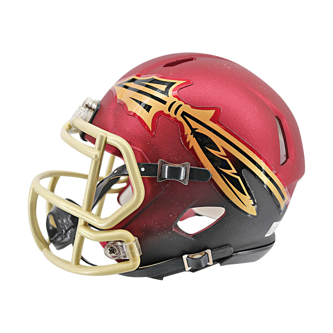 Dalvin Cook Florida State Seminoles Autographed Mini Helmet JSA Holo Only