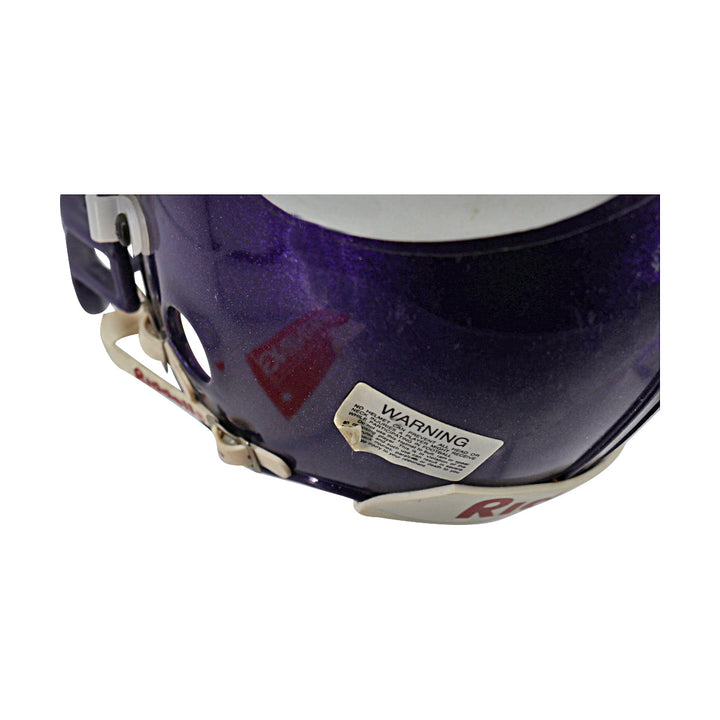 Cris Carter Minnesota Vikings Autographed Mini Helmet PSA Holo Only