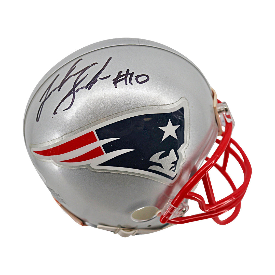 Josh Gordon New England Patriots Autographed Mini Helmet JSA Holo Only