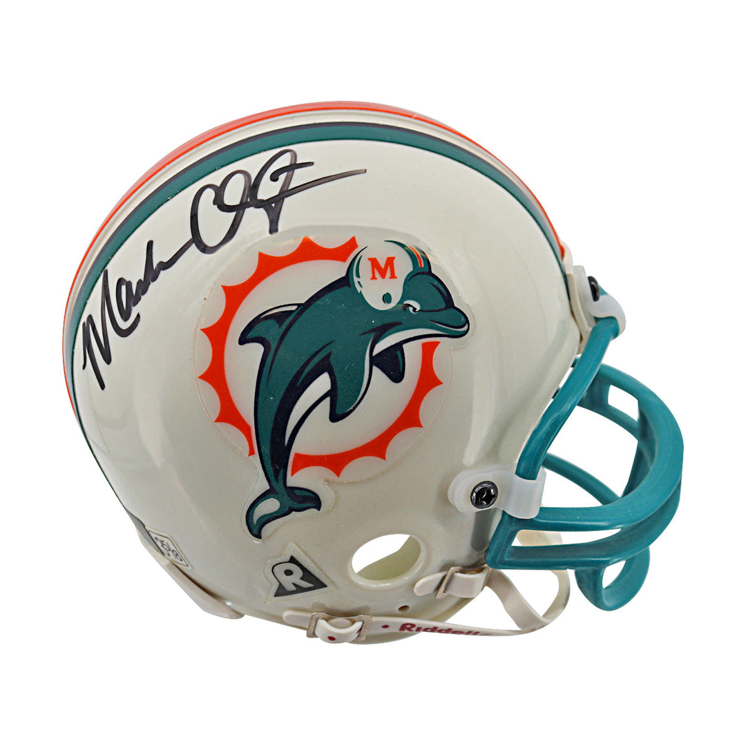 Mark Clayton Miami Dolphins Autographed Mini Helmet Topps Reserve Auth