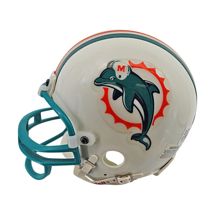 Mark Clayton Miami Dolphins Autographed Mini Helmet Topps Reserve Auth