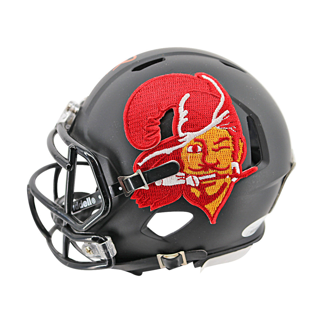 Warren Sapp Tampa Bay Buccaneers Autographed Nike Mini Helmet JSA Holo Only