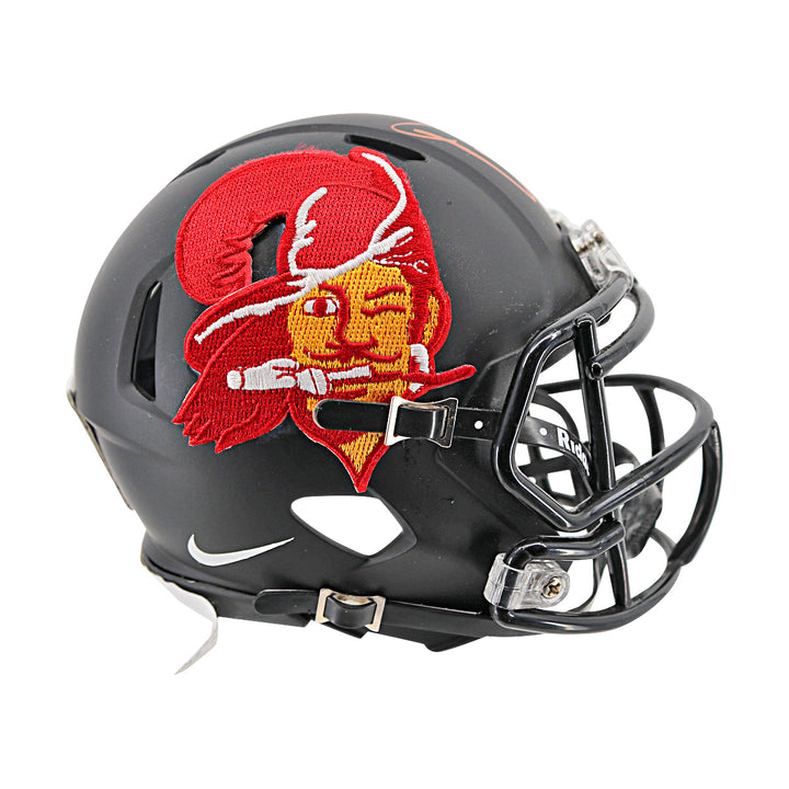 Warren Sapp Tampa Bay Buccaneers Autographed Nike Mini Helmet JSA Holo Only