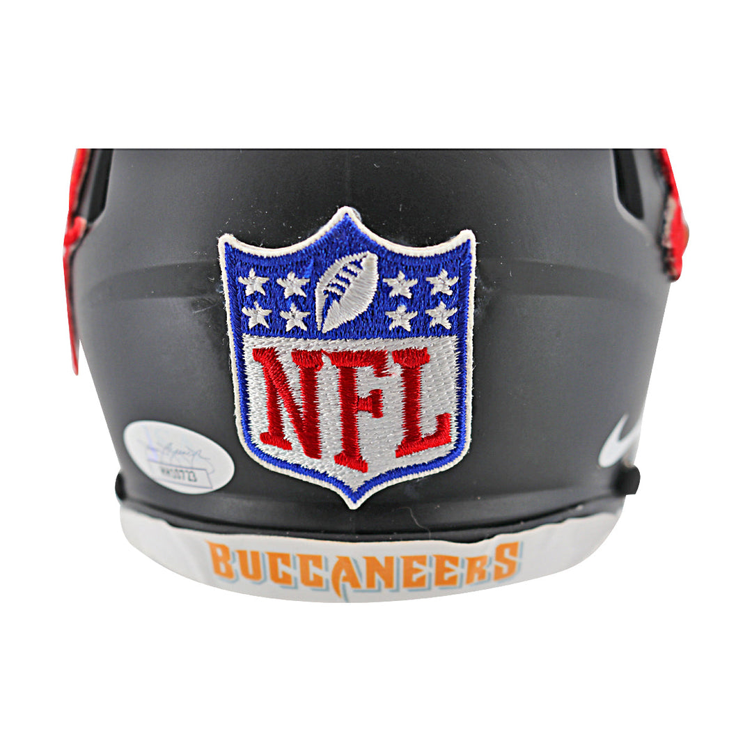 Warren Sapp Tampa Bay Buccaneers Autographed Nike Mini Helmet JSA Holo Only