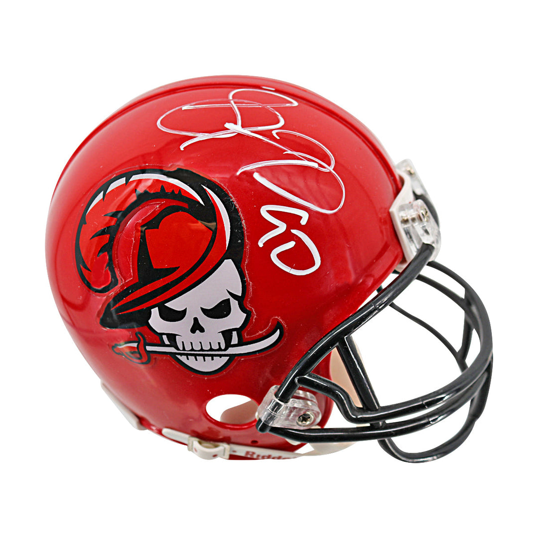 Jason Pierre Paul Tampa Bay Buccaneers Autographed Mini Helmet JSA Holo Only