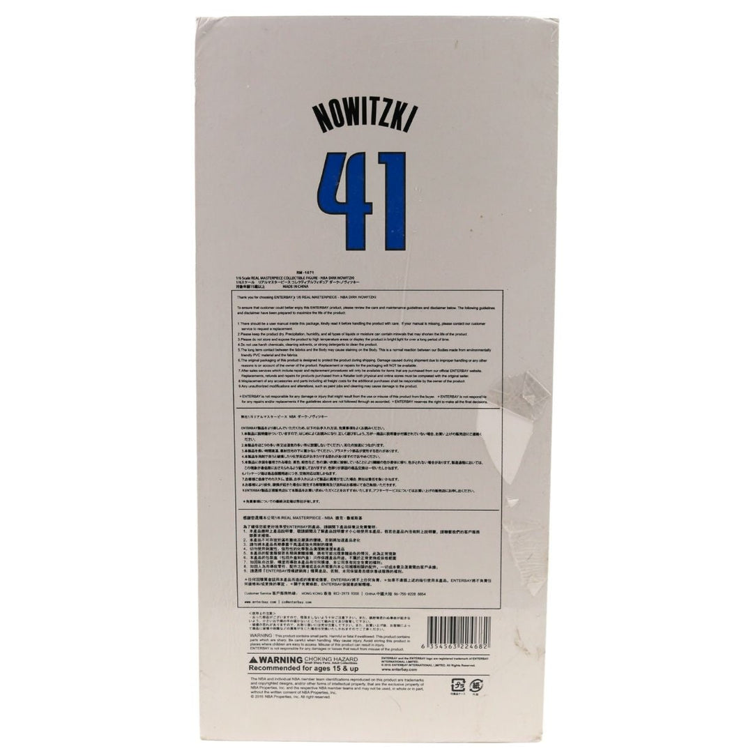 Dirk Nowitzki Dallas Mavericks Enterbay NBA Real Masterpiece 1:6 Action Figure-1