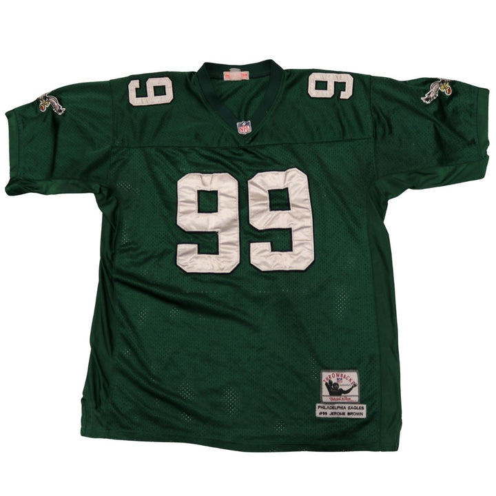 Jerome Brown Philadelphia Eagles Mitchell & Ness Green Jersey 