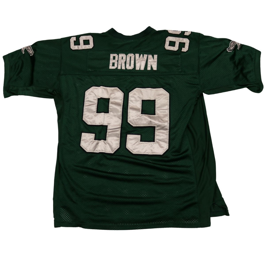 Jerome Brown Philadelphia Eagles Mitchell & Ness Green Jersey 