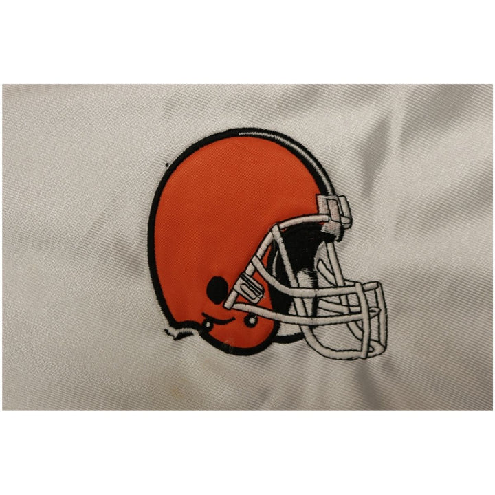 Jim Brown Cleveland Browns Mitchell & Ness White Jersey Size 56