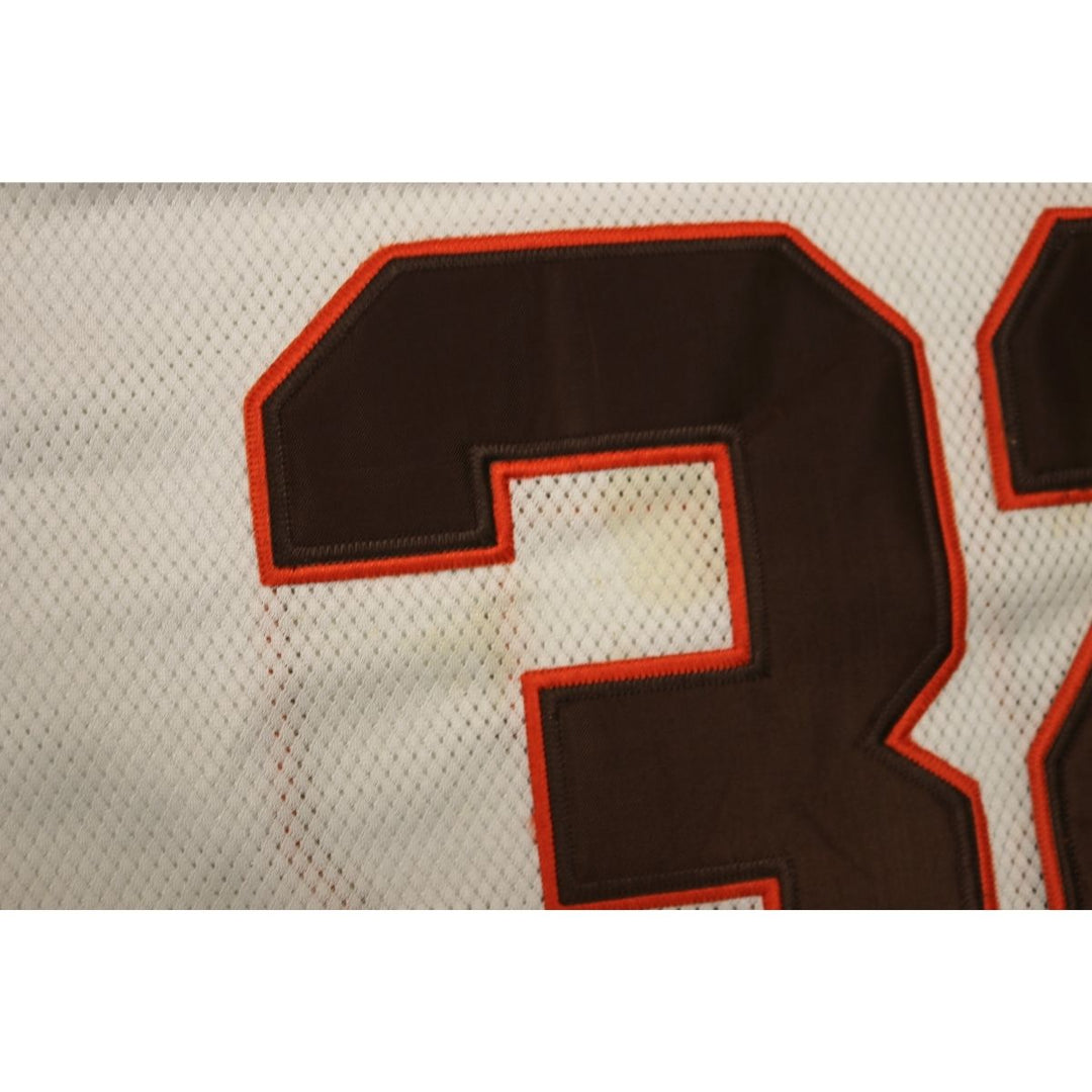 Jim Brown Cleveland Browns Mitchell & Ness White Jersey Size 56