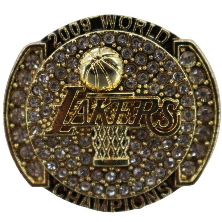 2009 Lakers Replica Larry OÕBrien Trophy & Kobe Bryant NBA Finals Ring Set