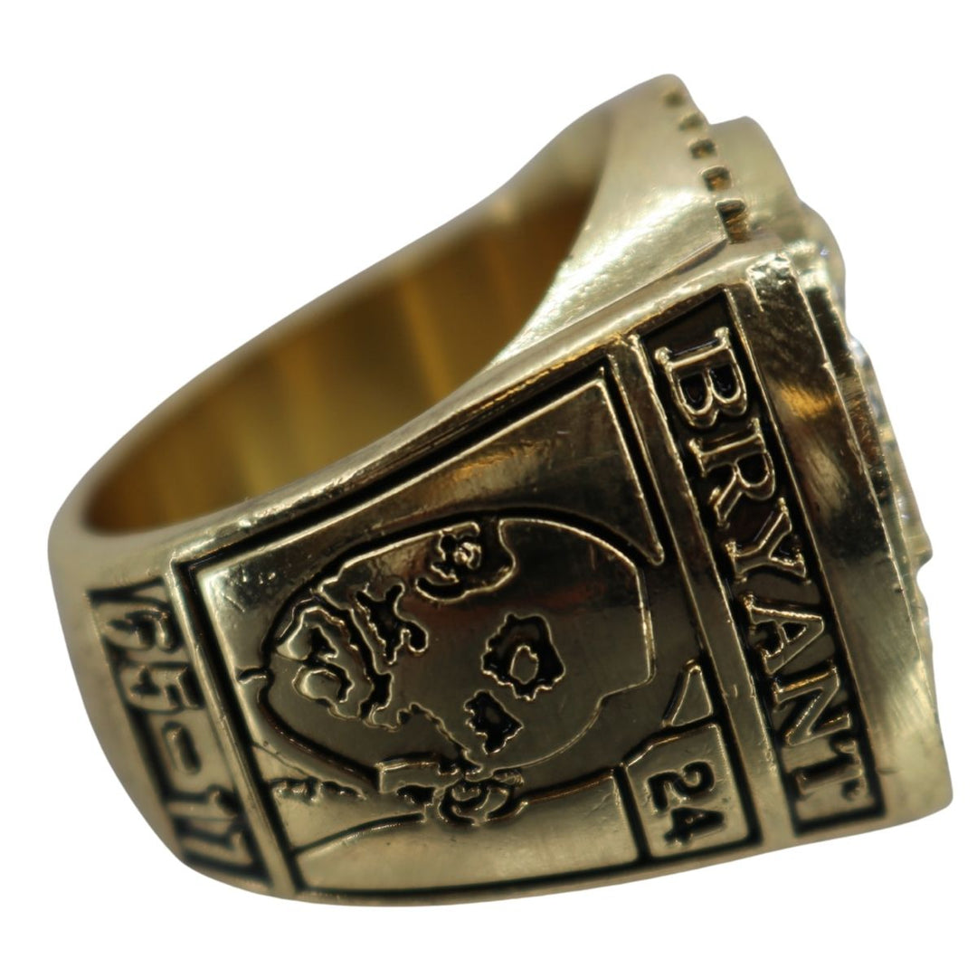 2009 Lakers Replica Larry OÕBrien Trophy & Kobe Bryant NBA Finals Ring Set