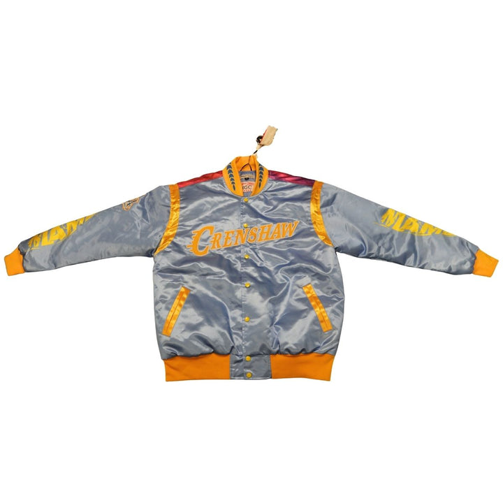 Kobe Bryant Los Angeles Lakers Headgear Classics Blue Satin Jacket Size 3XL