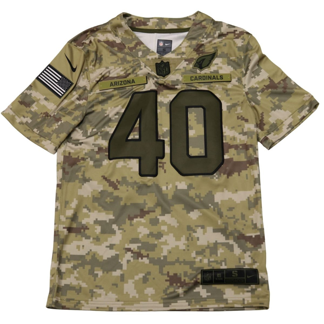 Pat Tillman Arizona Cardinals Military Camo Nike On Field Dri Fit Jersey Size S 