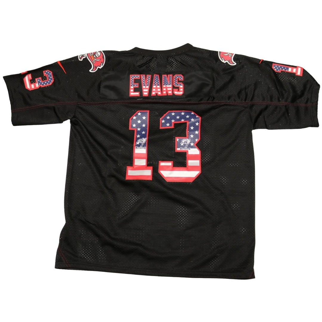 Mike Evans Tampa Bay Buccaneers Black American Flag Jersey Size 40