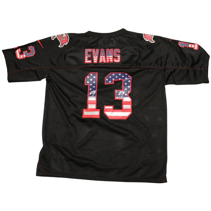Mike Evans Tampa Bay Buccaneers Black American Flag Jersey Size 40