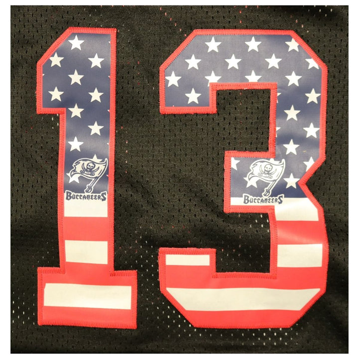 Mike Evans Tampa Bay Buccaneers Black American Flag Jersey Size 40