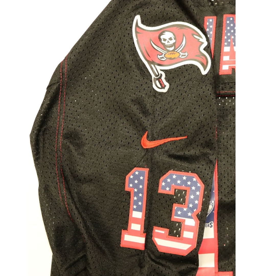Mike Evans Tampa Bay Buccaneers Black American Flag Jersey Size 40