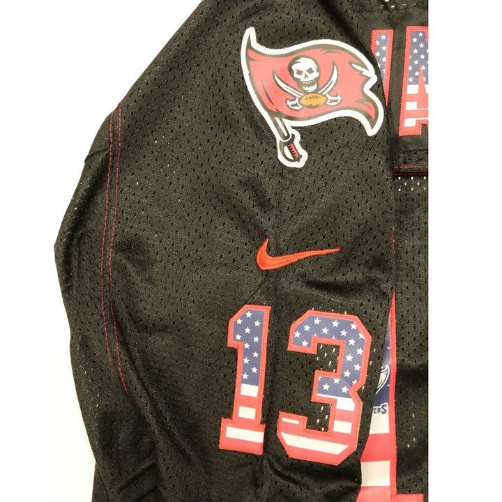 Mike Evans Tampa Bay Buccaneers Black American Flag Jersey Size 40