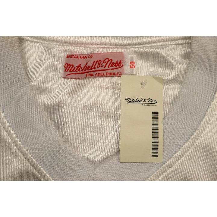 Jim McMahon Chicago Bears Mitchell & Ness 1985 White Jersey Size 50