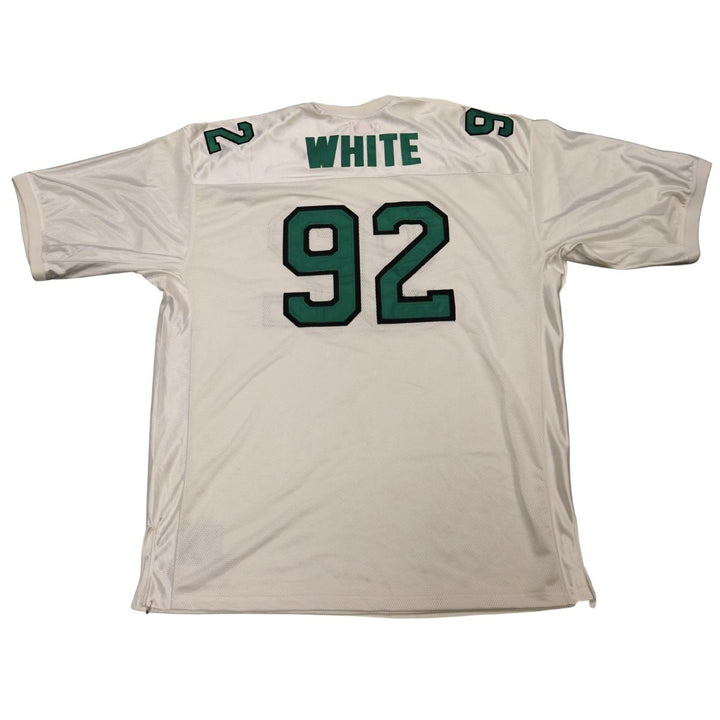 Reggie White Philadelphia Eagles Mitchell & Ness 1993 White Jersey Size 58
