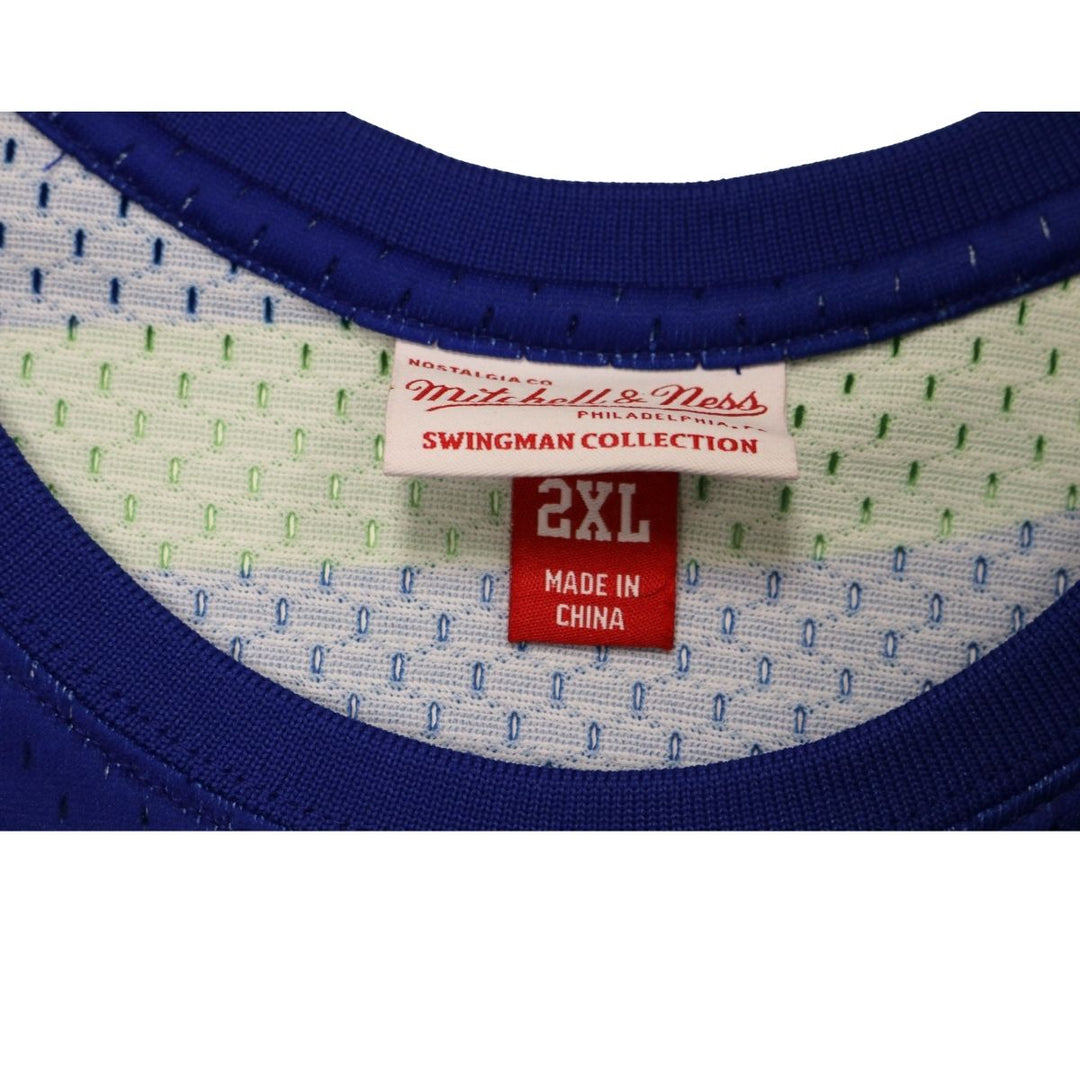 Pistol Pete Maravich Atlanta Hawks Mitchell & Ness 71-72 Blue Jersey Size 2XL
