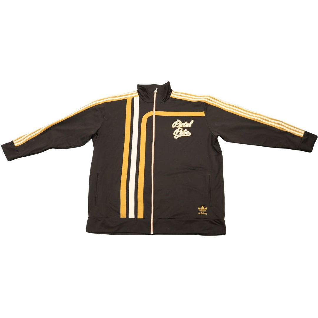 Pistol Pete Maravich Jazz Hawks Celtics Adidas Tracksuit Brown Jacket Size 3XL