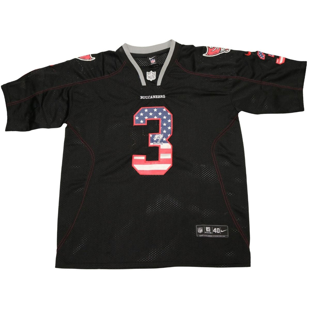 Jameis Winston Tampa Bay Buccaneers Black American Flag Nike Jersey Size 40