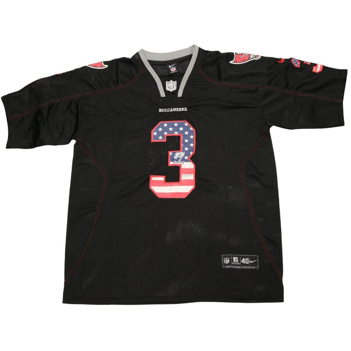 Jameis Winston Tampa Bay Buccaneers Black American Flag Nike Jersey Size 40