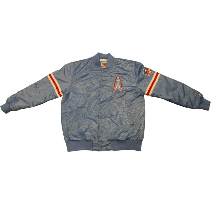 Houston Oilers Blue Starter Homage Exclusive Jacket Size XXL