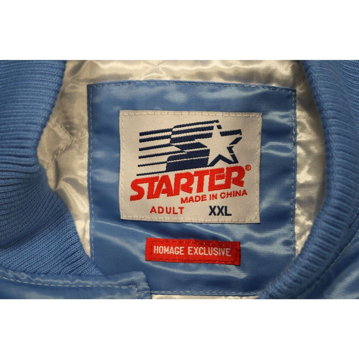 Houston Oilers Blue Starter Homage Exclusive Jacket Size XXL