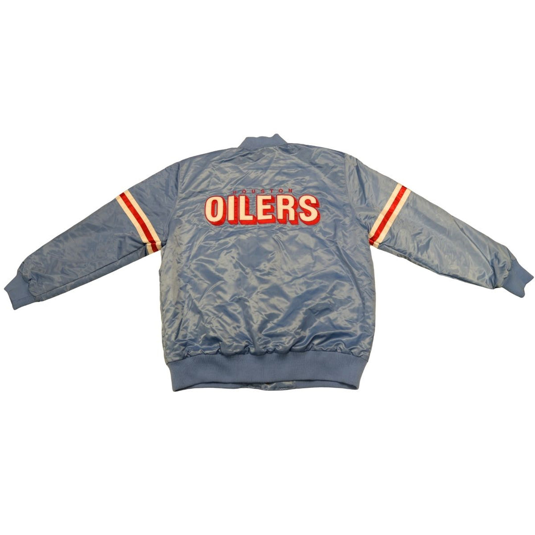 Houston Oilers Blue Starter Homage Exclusive Jacket Size XXL
