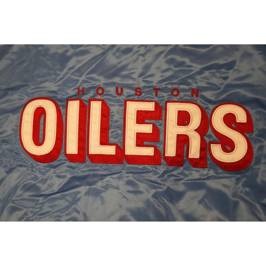 Houston Oilers Blue Starter Homage Exclusive Jacket Size XXL
